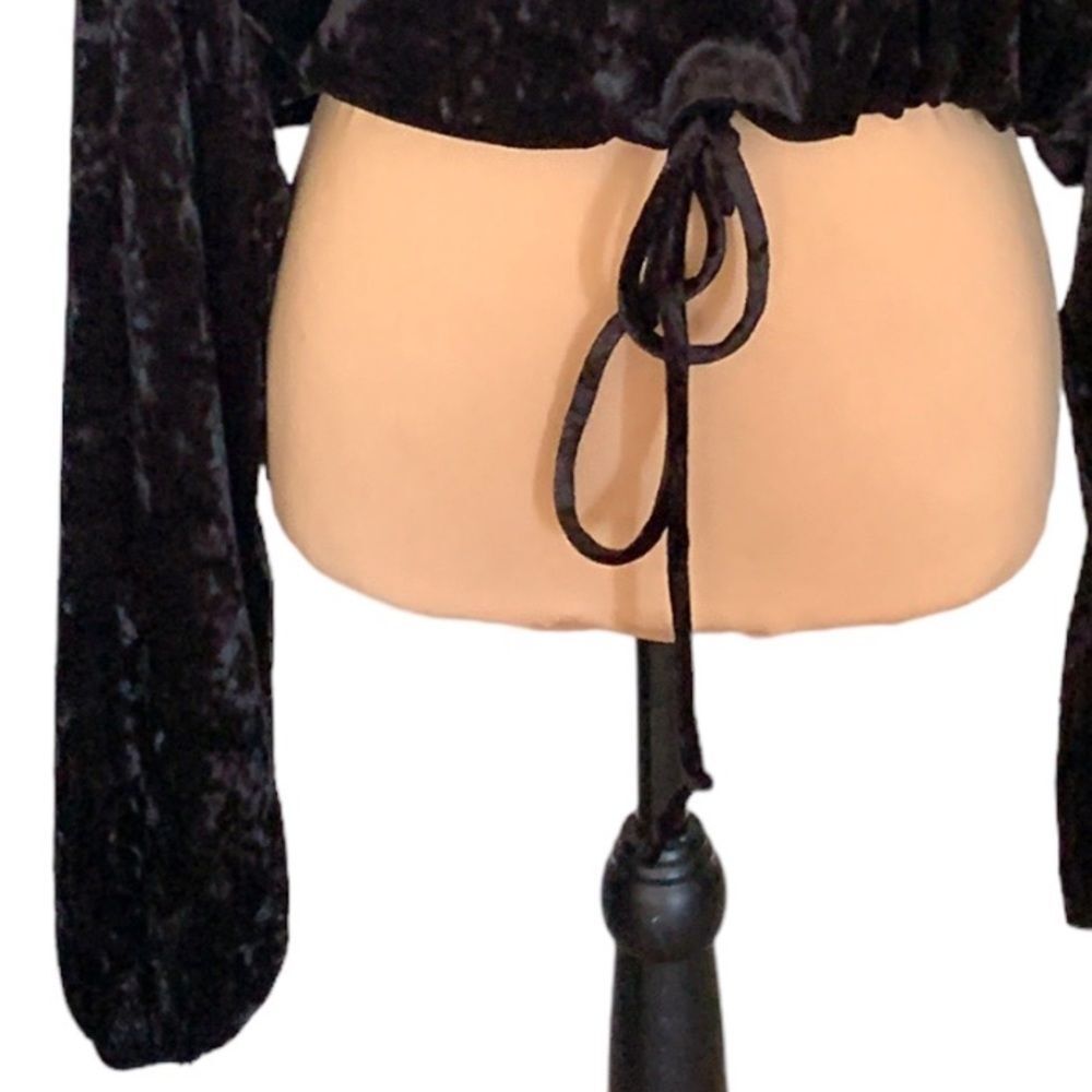 Black Velvet Long Sleeve Tops Size 3X NWT - Picture 12 of 16